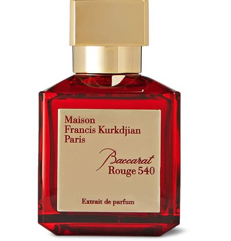 Baccarat Rouge 540 Extrait de Parfum Maison Francis Kurkdjian.
